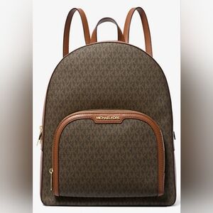 Michael Kors Jaycee Large Brown Backpack